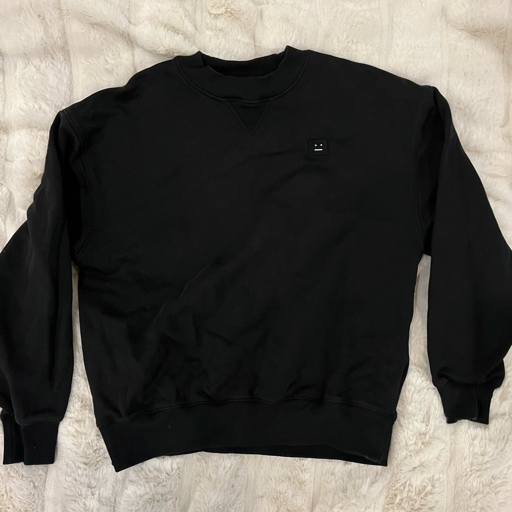 Acne Studio black crewneck, size XXS unisex fits like woman’s xs